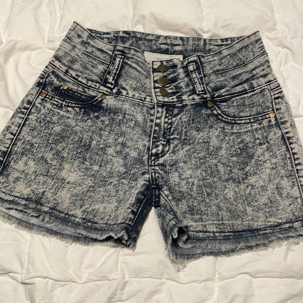 High Waisted Denim Shorts